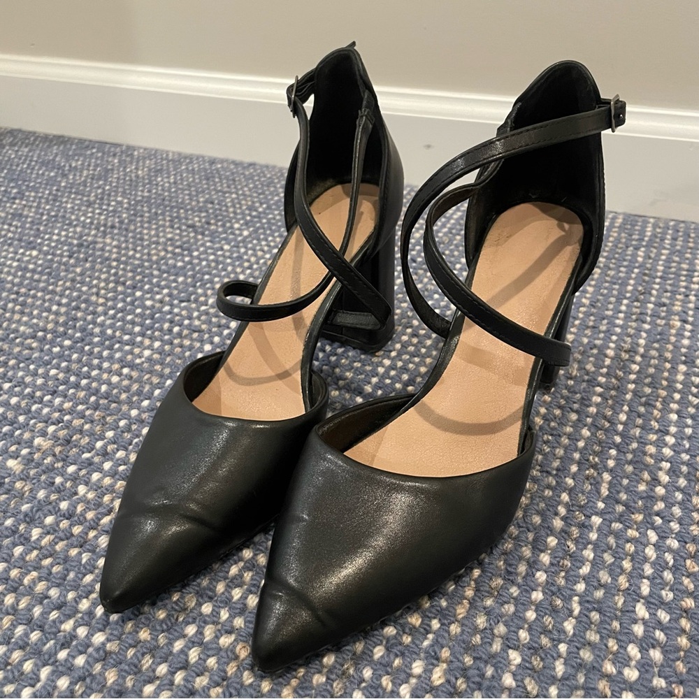 Black Heels with Straps